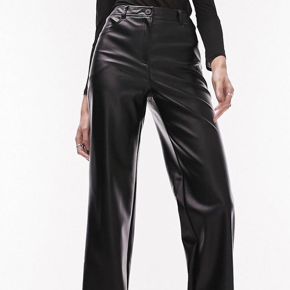 TOPSHOP Faux Leather Pants
